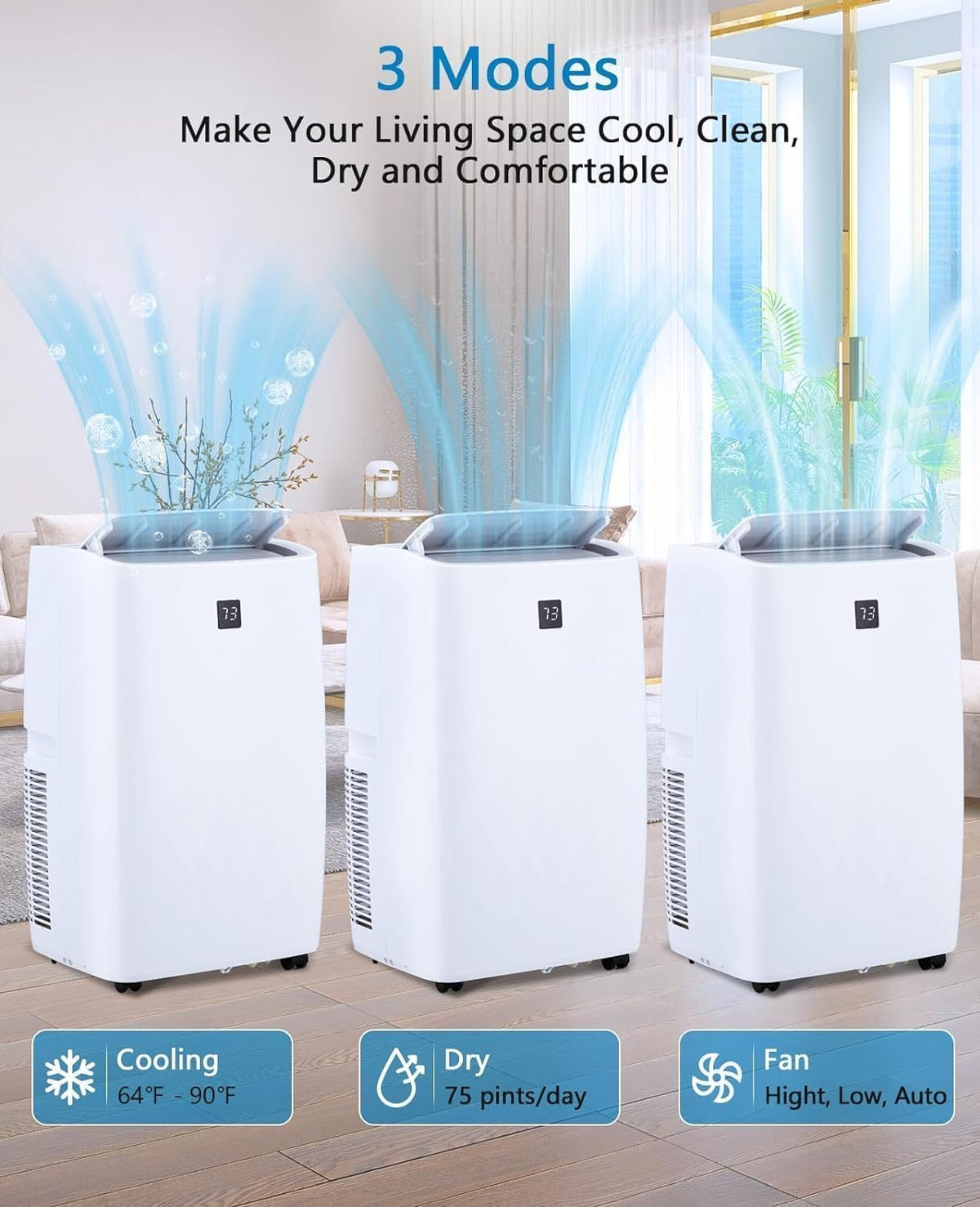 12000BTU Portable Air Conditioner F85107