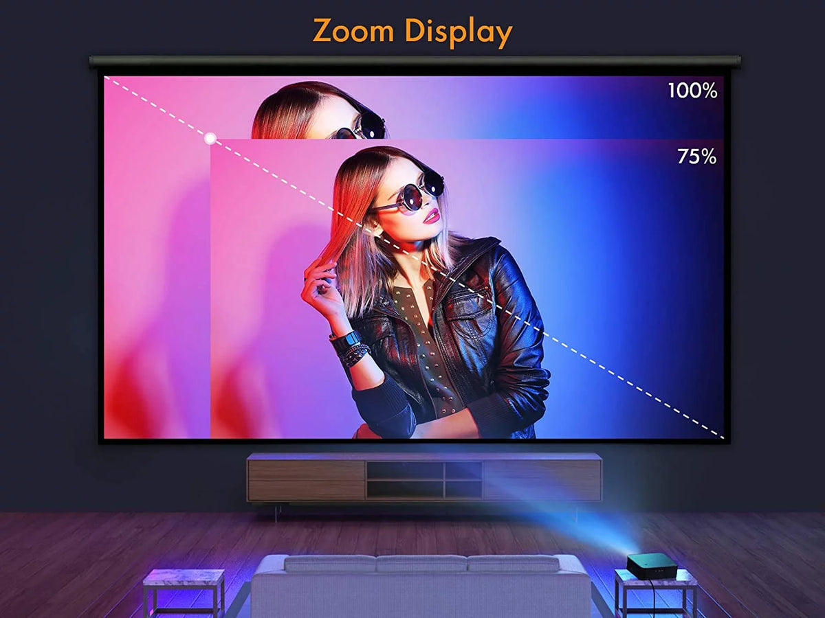 4K Projector Native 1080P Black C7925
