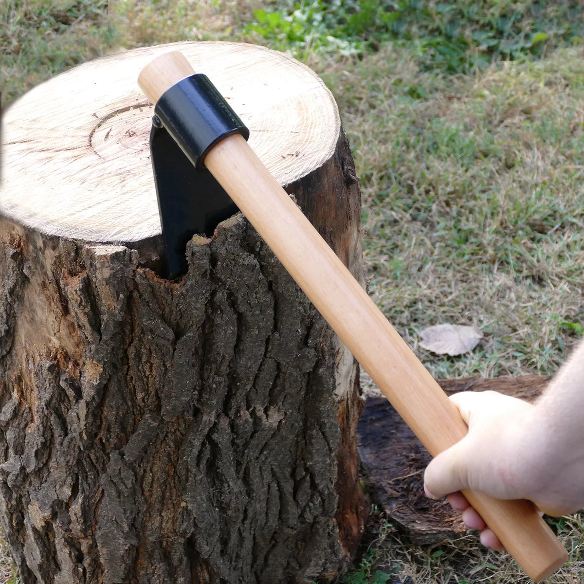 Curved Adze Woodworking Tool with 18 Inch Handle N939761