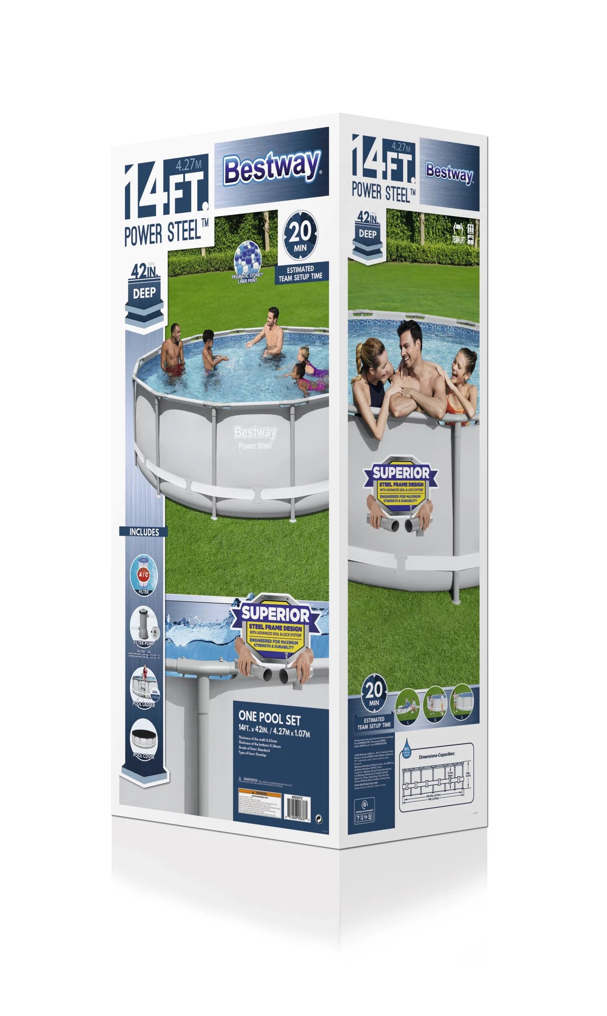 14' x 42" Above Ground Pool Set C853