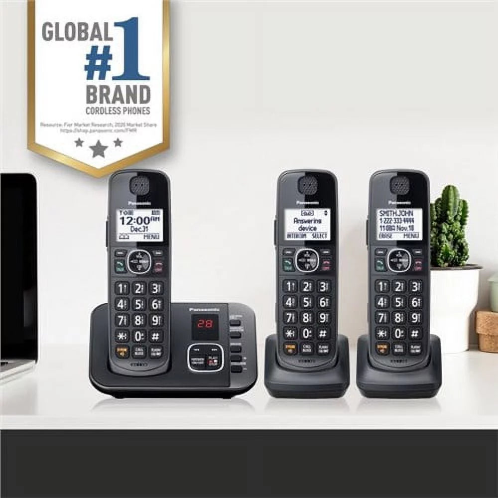 Black Cordless Phone C1197