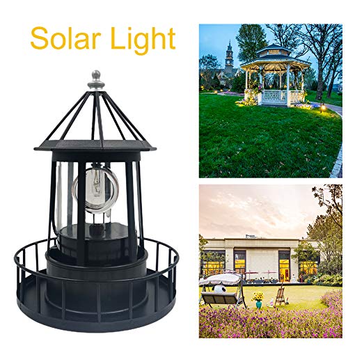 LED Solar Powered Lighthouse Waterproof Light S833