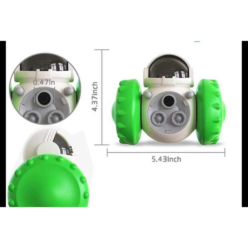 Robot Shaped Treat Dispenser Push Toy S434