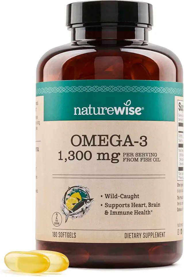 Omega 3 1300 mg Fish Oil 180 Softgels J187747