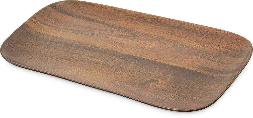 Melamine Acacia Wood Grain Rectangle Tray L5077