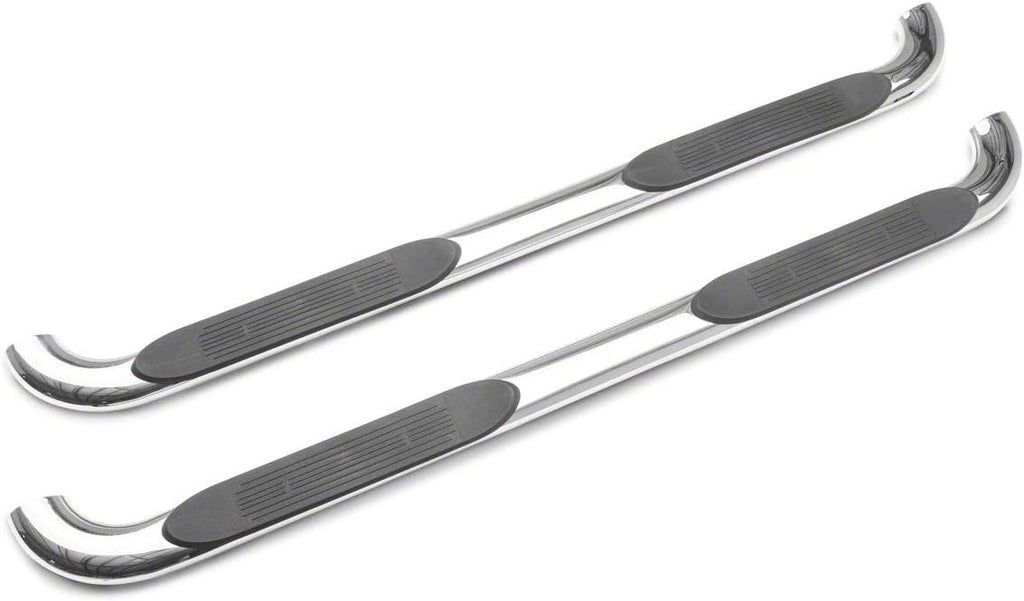 Stainless Steel 4-Inch Oval Side Step Bars Q979
