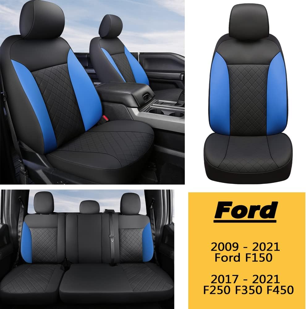 Black Car Seat Covers Full Set Seat Protectors Z152