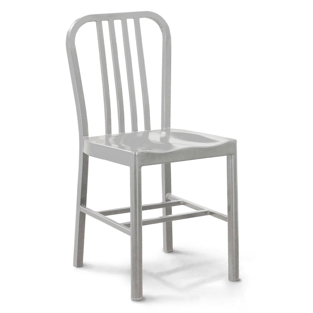 Grey Metal Side Chairs (Set of 2) G55247