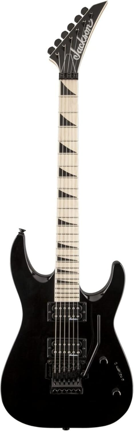 Gloss Black 6-String Electric Guitar with Hardshell Case X66831