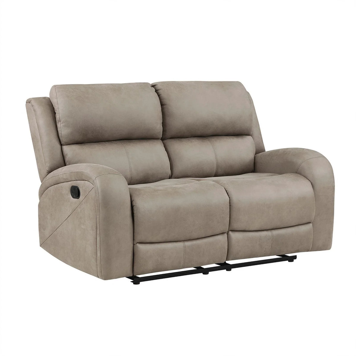 Brown 2-Piece Microfiber Reclining Sofa Set S371962