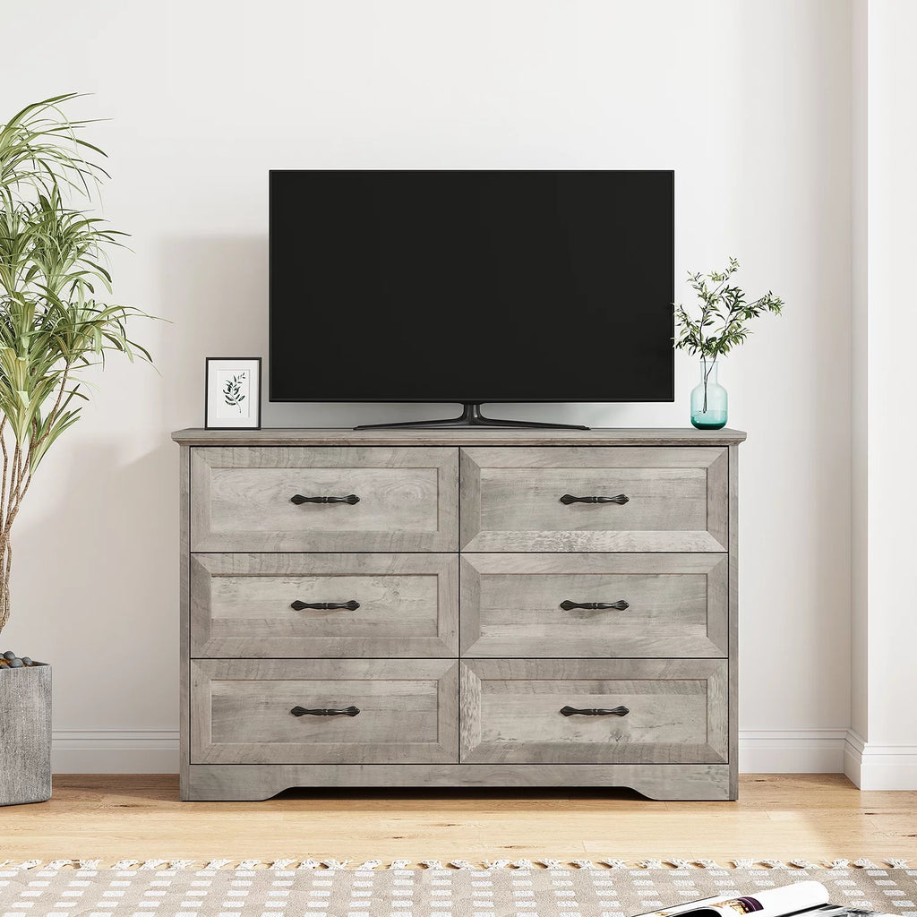 5 Drawer Wood Dresser I27669