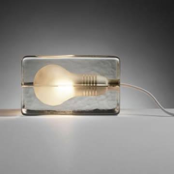 White Block Lamp K388