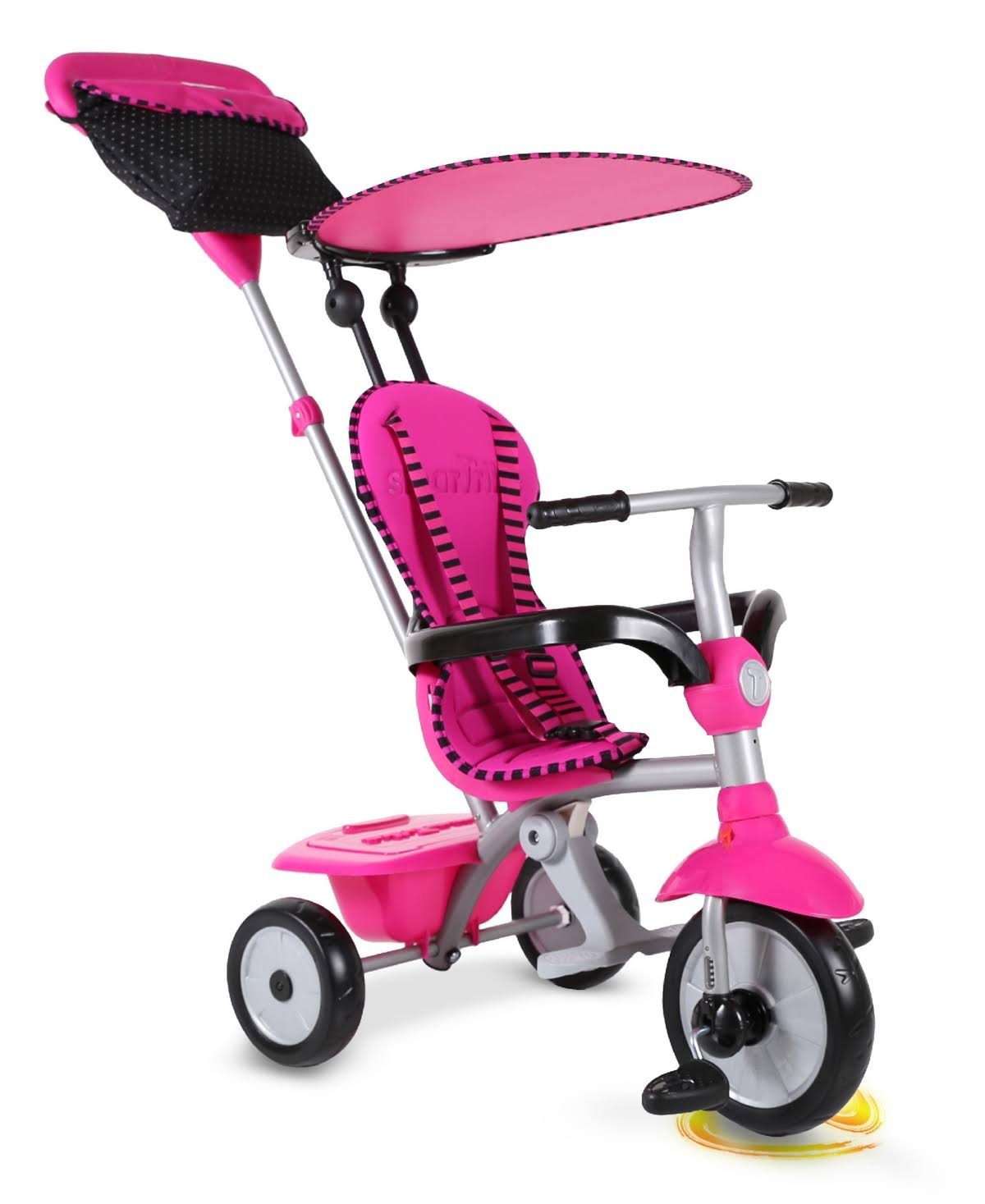 4-in-1 Tricycle - Pink, Gray R102681