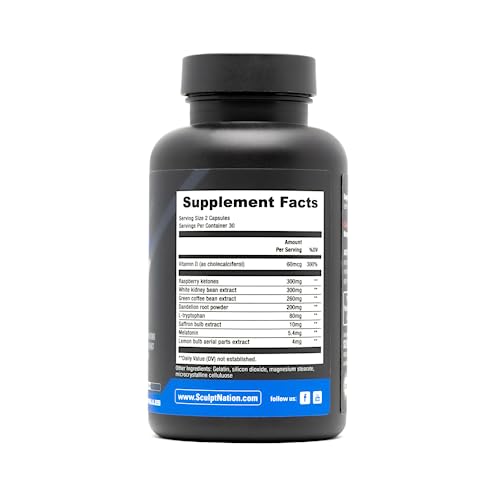 60 Natural Veggie Pills Metabolism Support T8271