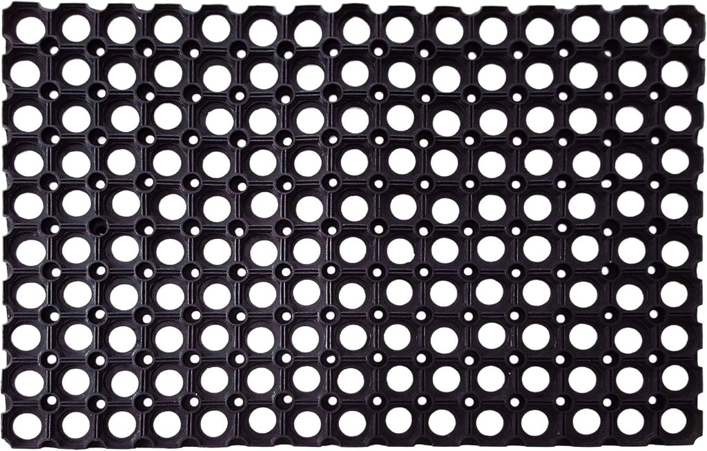 Interlocking Rubber Drainage Floor Mat 24 x 16 inches 12 Mats J2127