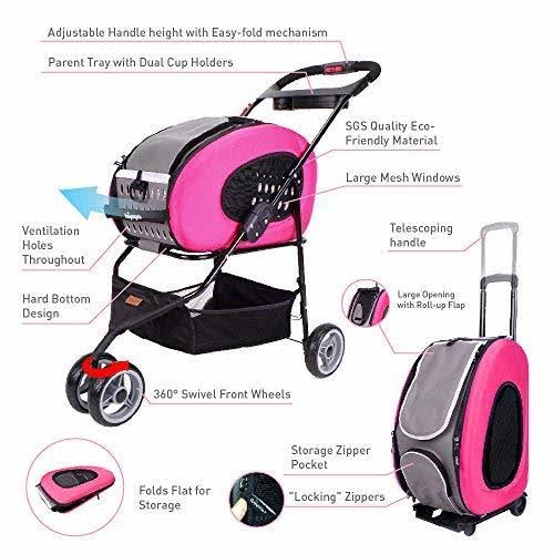 5-in-1 Pet Carrier with Backpack and Shoulder Strap A9957