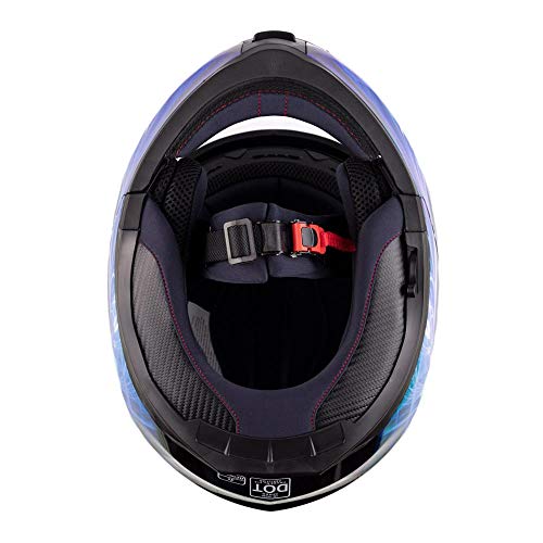Adult Modular Motorcycle Helmet DOT Full Face Flip-up X8671