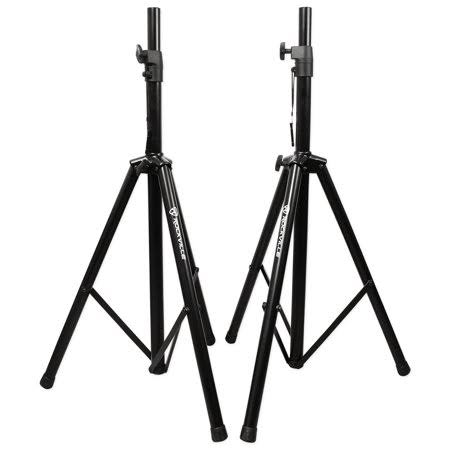 Rockville Tripod DJ Speaker Stands White Covers S942537