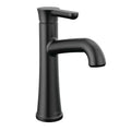 Single Handle Single Hole Matte Black Bathroom Faucet N244935