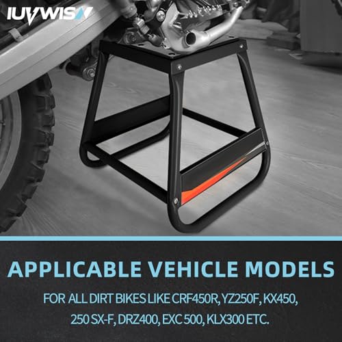 Black Detachable Anti Slip Motorcycle Stand U131415