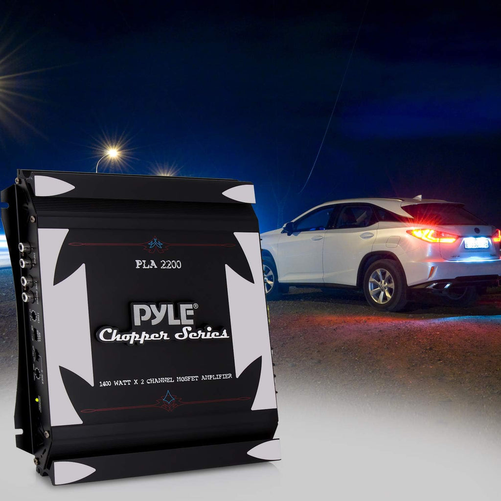 1400W Dual Channel Bridgeable MOSFET Car Stereo Amplifier L7183