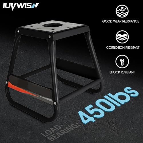 Black Detachable Anti Slip Motorcycle Stand U131415