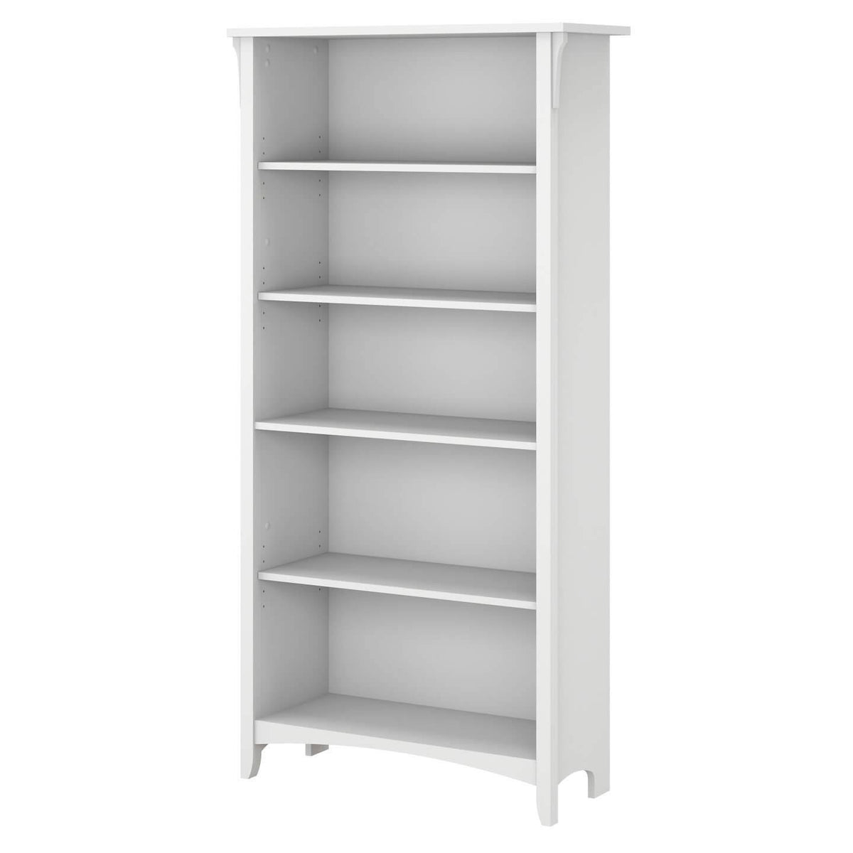 5 Shelf Bookcase Vintage Black V60528
