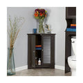 3-Shelf Corner Cabinet Espresso V233
