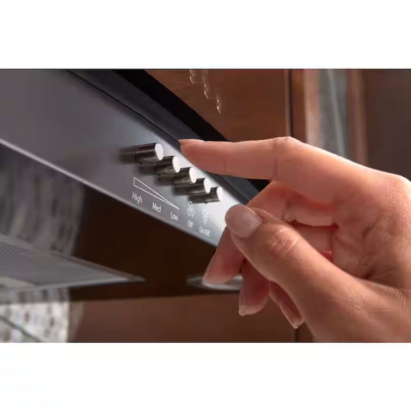 30 in. Black Stainless Wall Mount Range Hood V934