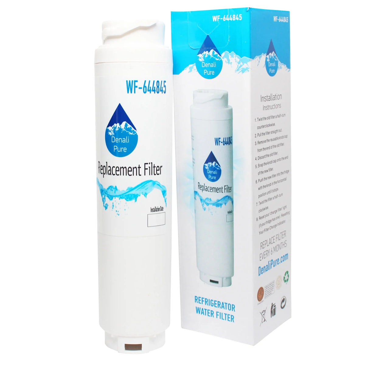 3-Pack Replacement Refrigerator Water Filter Cartridge W300119