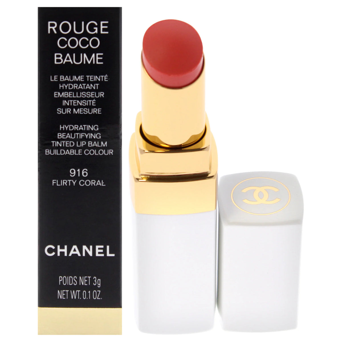 916 Flirty Coral Tinted Lip Balm R6366