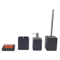 Black Bathroom Accessory Set J485463