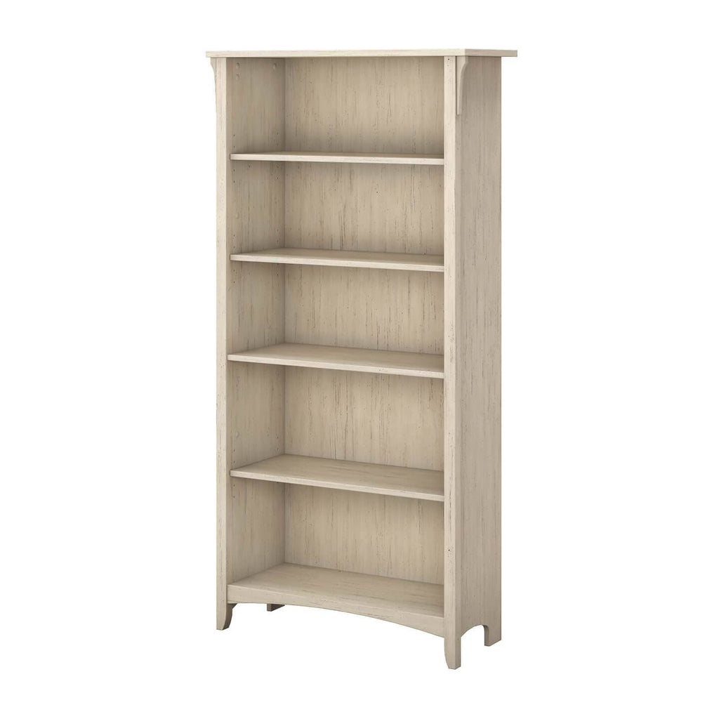5 Shelf Bookcase Vintage Black V60528