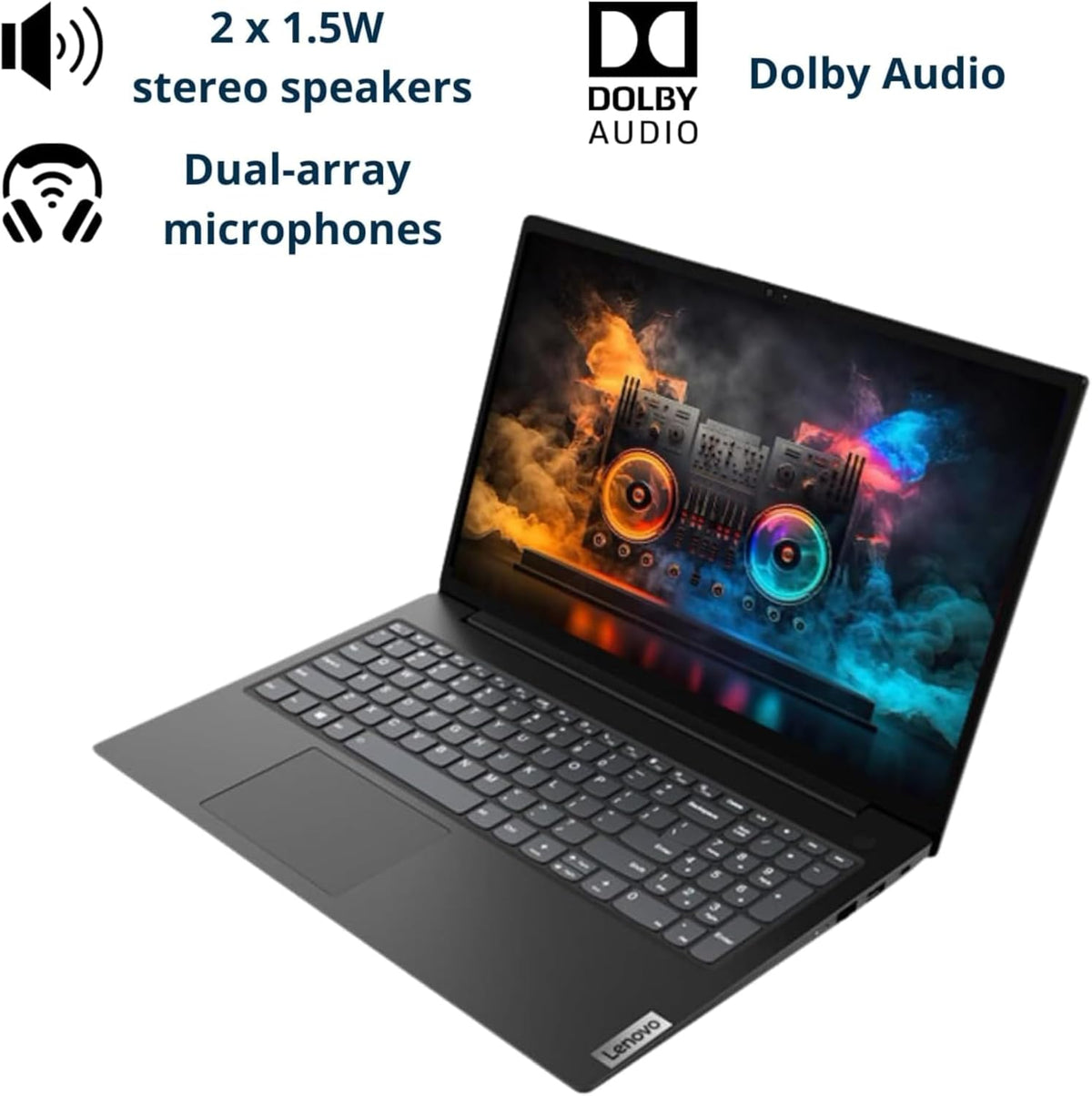 15.6" Laptop, 16GB RAM, 1TB SSD, FHD Display, Black W957354