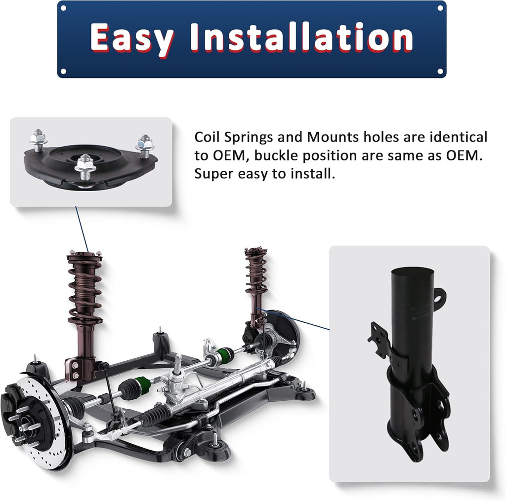 Front Complete Strut Assemblies (Set of 2) N8643