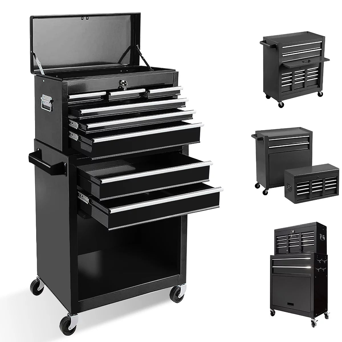 8 Drawer Rolling Tool Chest with Locks Z4631