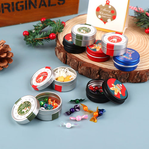 1:12 Dollhouse Mini Christmas Cookies Candy Gift Box Tin Box Y741996