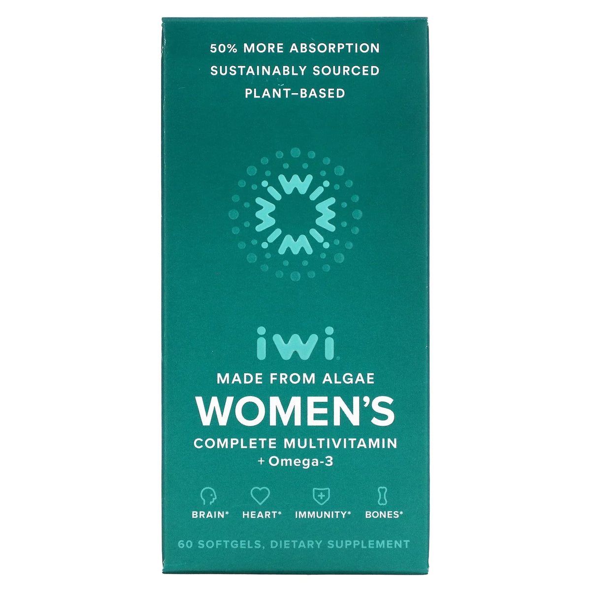 Women's Multivitamin + Vegan Algae Omega-3 30 Day Supply J363