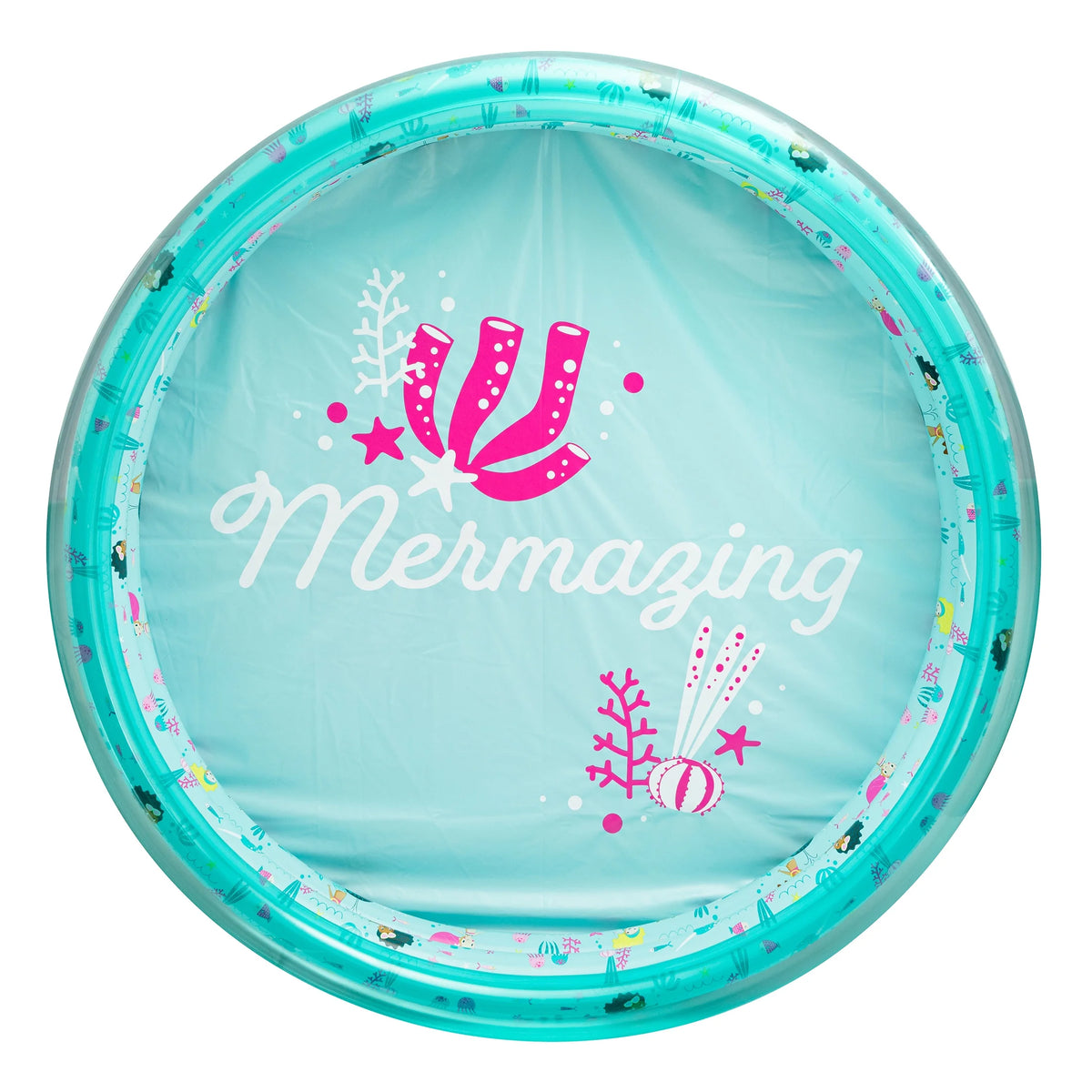 Blue Inflatable Round Swimming Pool Z31711