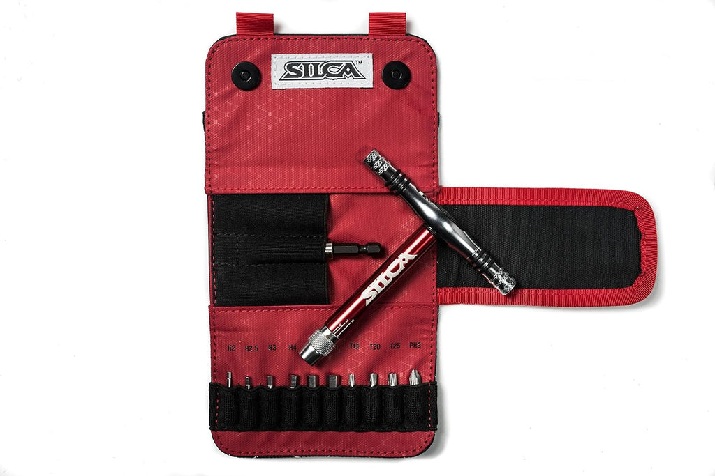 T-Ratchet + Ti-Torque Kit + 10 s2 Hex/Torx/Phillips Bits with Waxed Canvas Carrying Case Z724