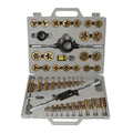 Titanium Nitride-Coated Alloy Steel Metric Tap & Die Set, 45-Piece Q816278