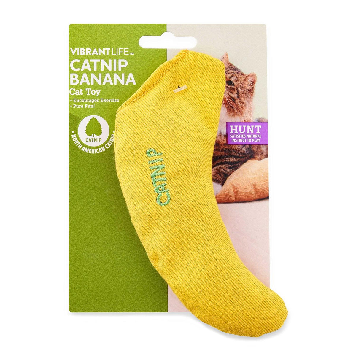 Catnip Filled Banana Shaped Cat Toy L934518