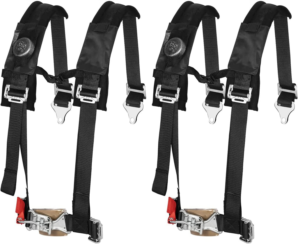 4 Point Safety Harness 2 Pack Seat Belt with Shoulder Pad X349727