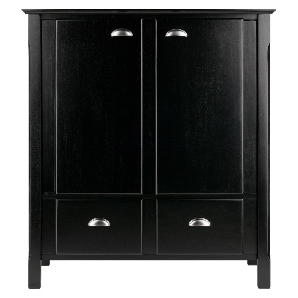 Black Cabinet with Drawers P687