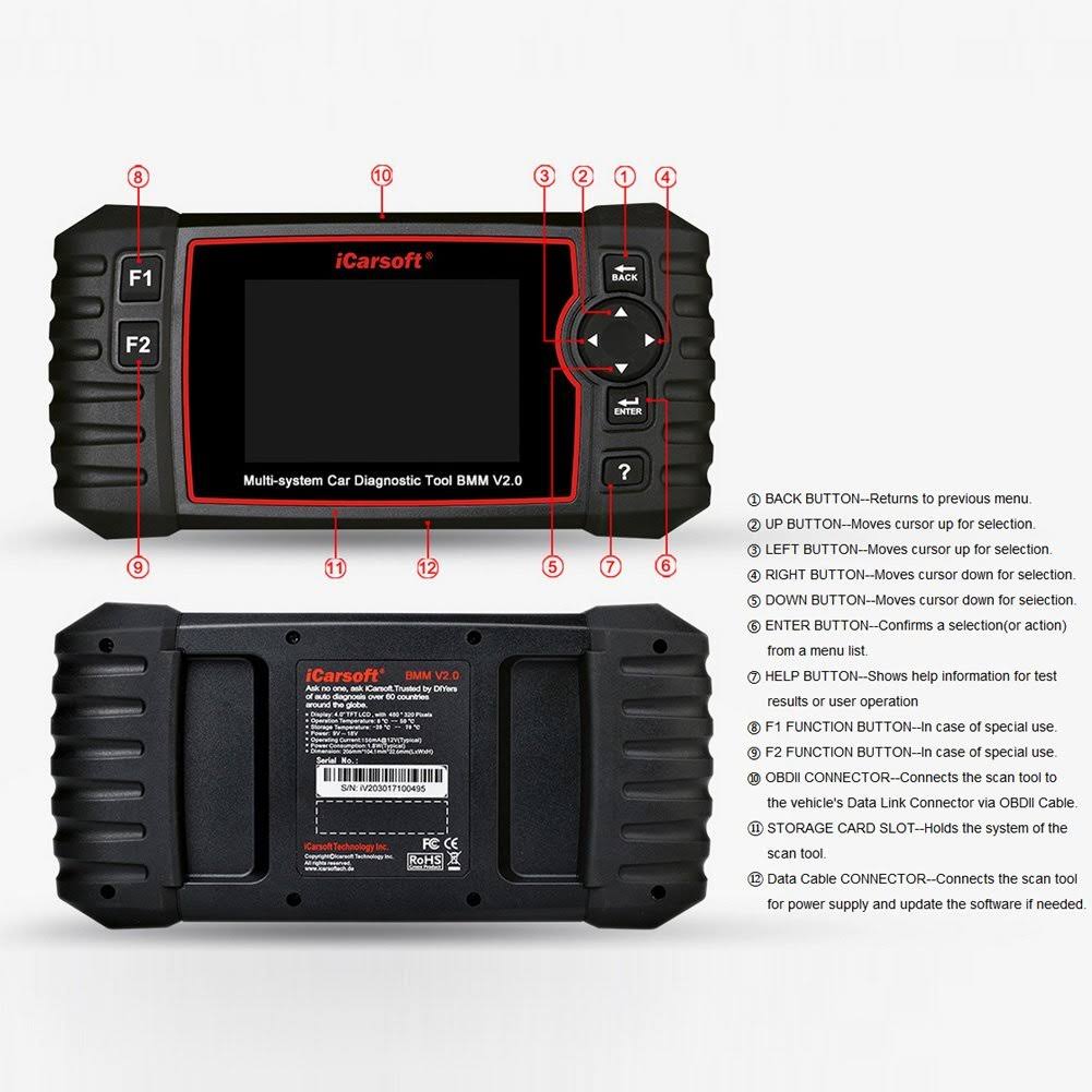 OBD2 Scanner Car Diagnostic Tool for BMW Mini R5479