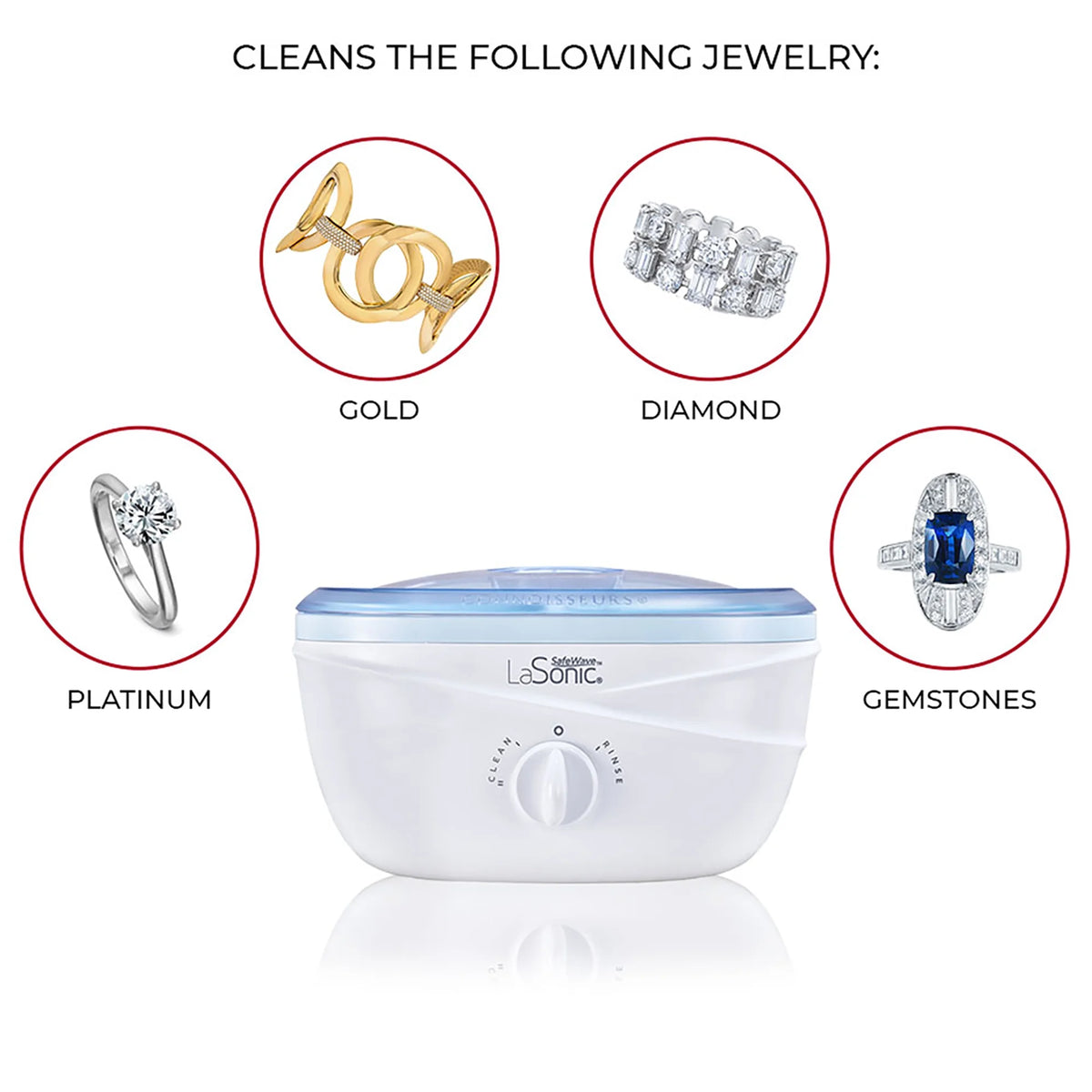La Sonic Safewave Jewelry Cleaner Machine C1360