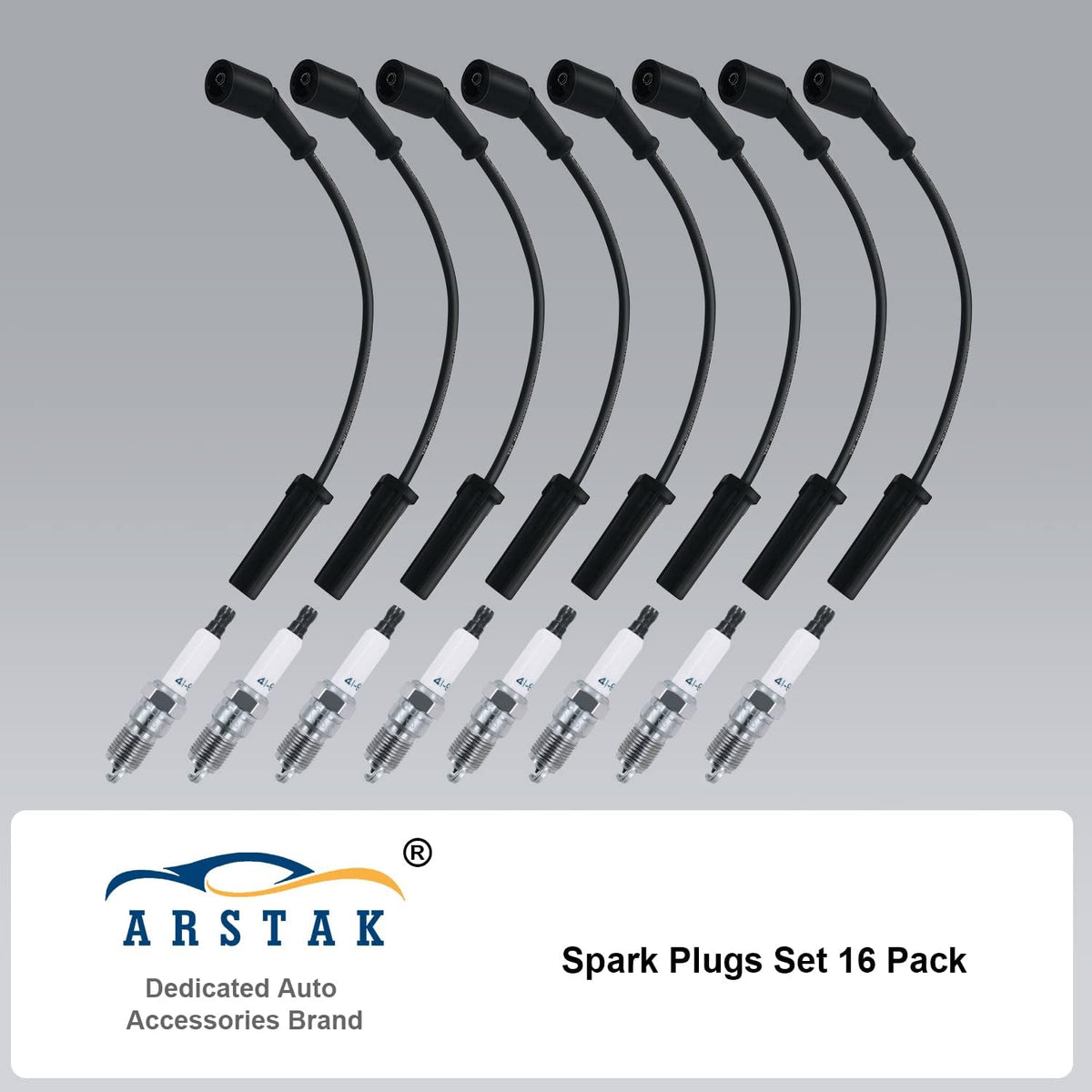 8 Pack Spark Plugs and Spark Plug Wires I111967
