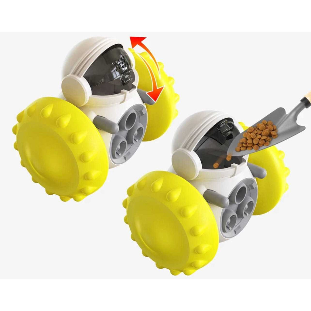 Robot Shaped Treat Dispenser Push Toy S434