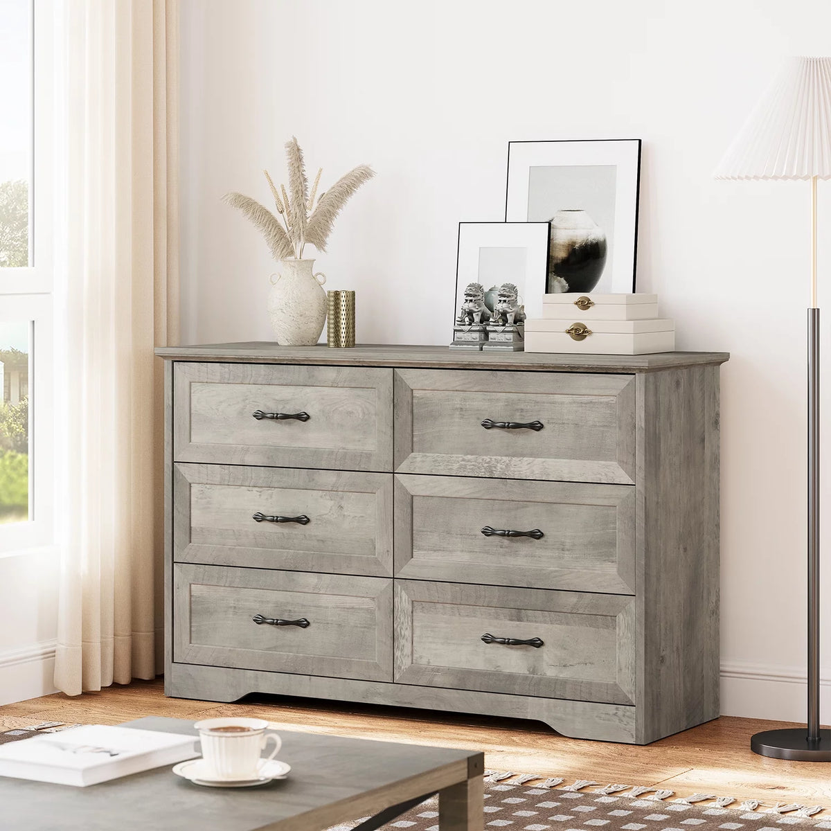 5 Drawer Wood Dresser I27669