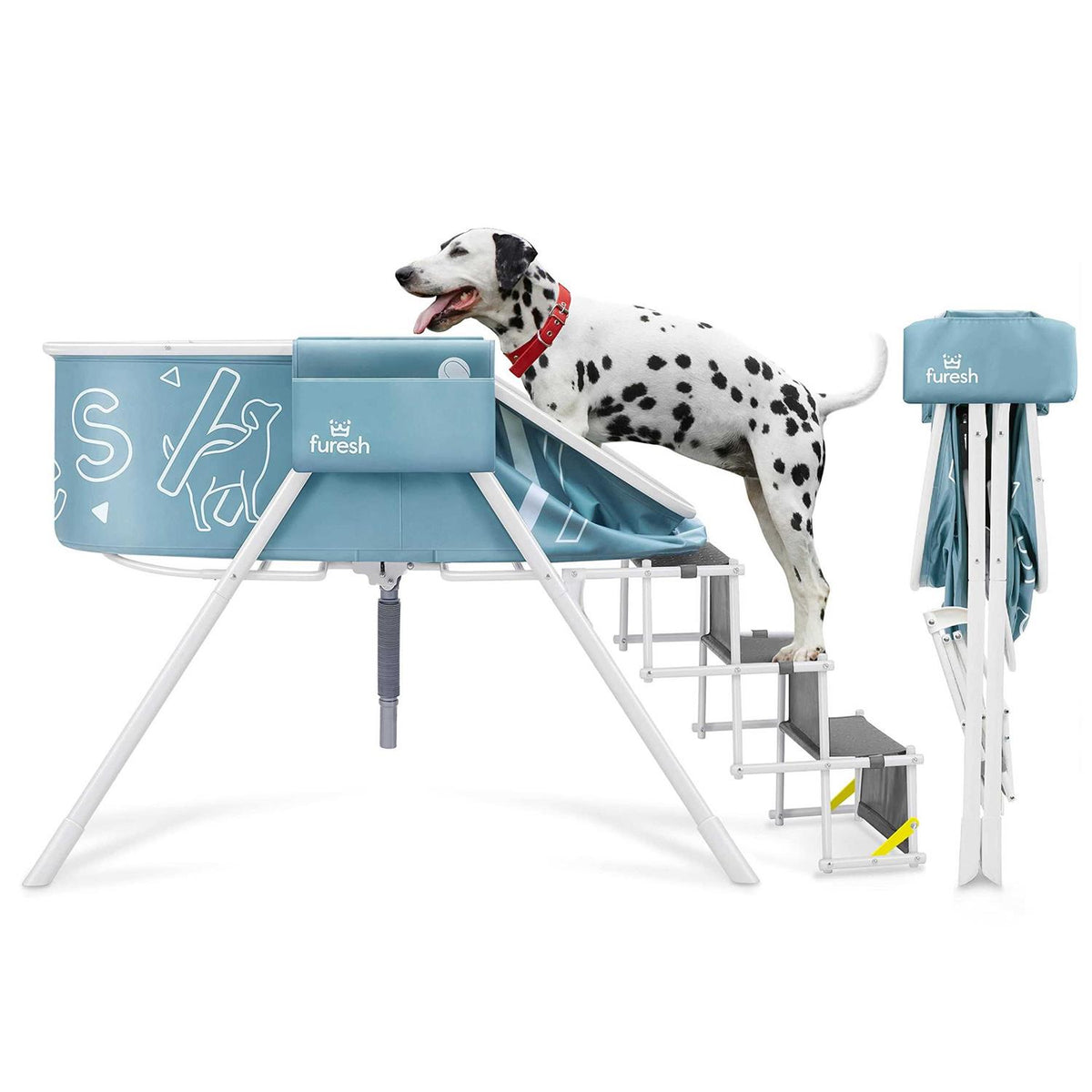 Big Dog Bath Tub with Stairs V173